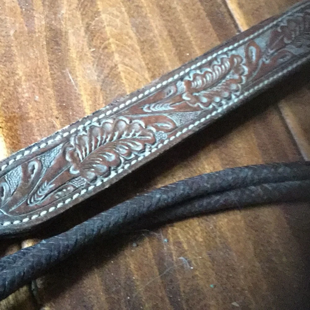 Vintage western Rommel romal reins western riding reining horsemanship AQHA ARAB - Picture 6 of 14